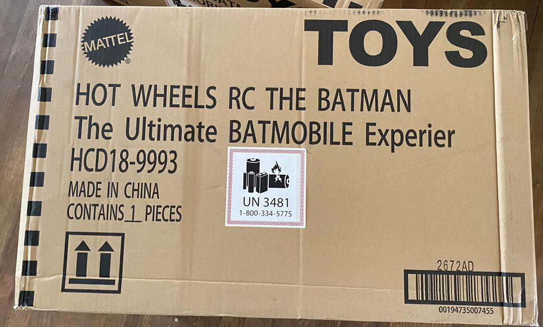 Mattel Hot Wheels RC x The Batman REMOTE CONTROL Batmobile 1:10 Scale, IN STOCK
